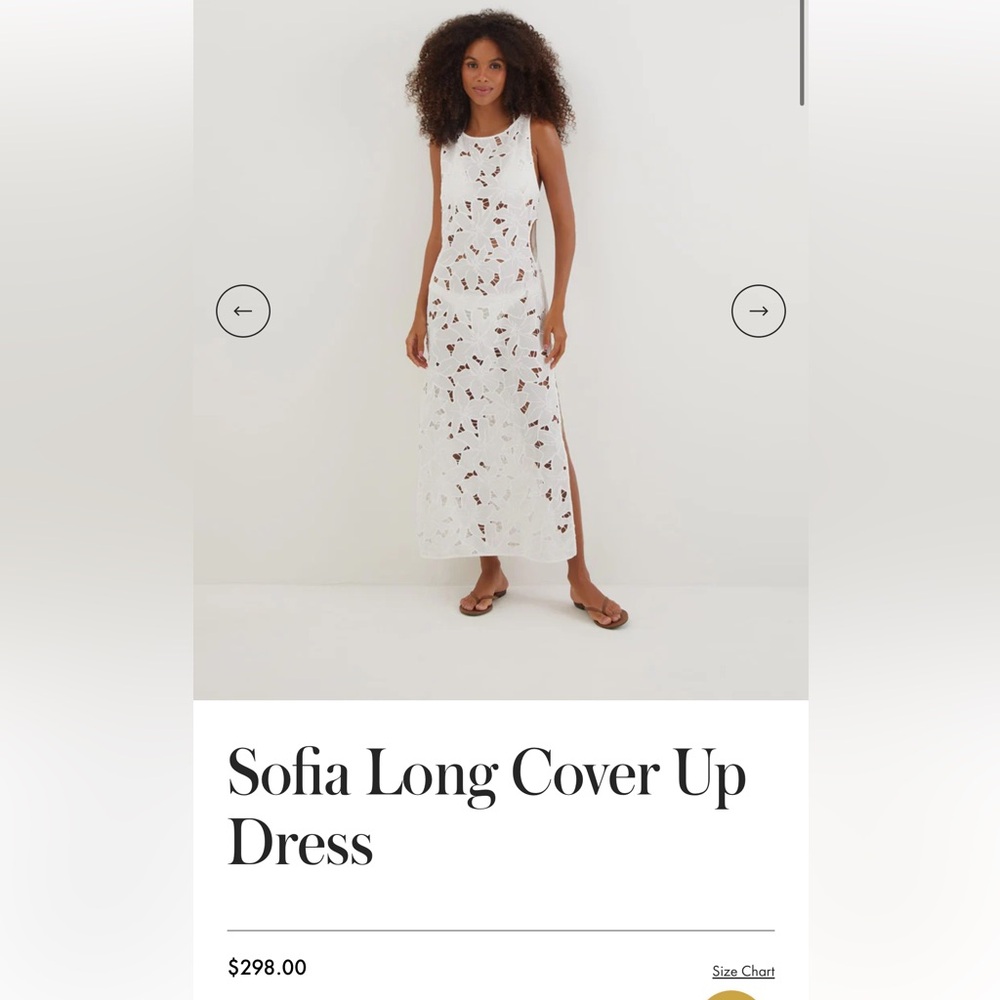 Sofia White Long Cover Up Dress